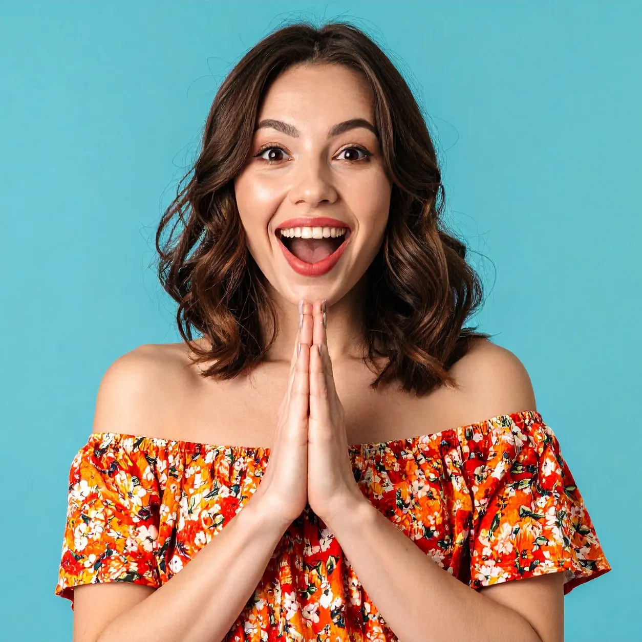 Çiçek Desenli Yazlık Elbise - 3