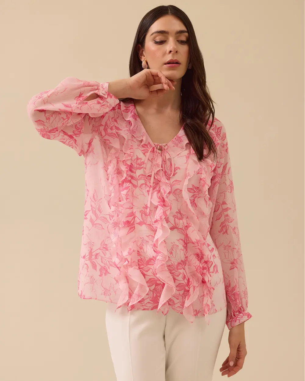 Şifon Bluz – Rahat Kesim - 3